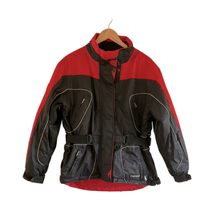 Misty Mountain Technical Outerwear Red and Black Winter Snowmobile Jacket size M